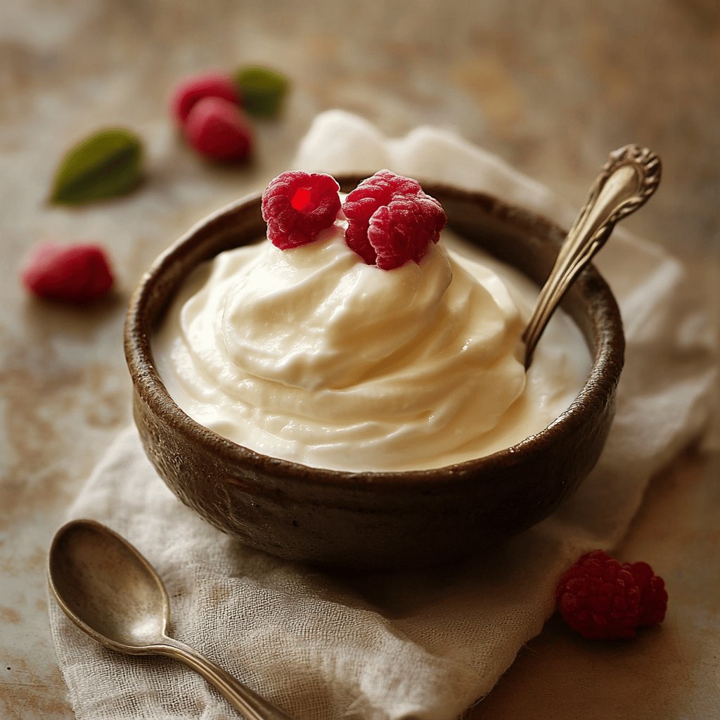 Selbstgemachter Vanillejoghurt