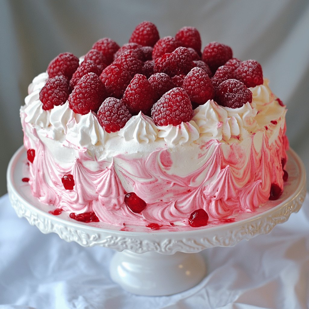 Frische Himbeer-Philadelphia-Torte