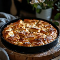 Gebratene Möpkenbrot-Apfelpfanne