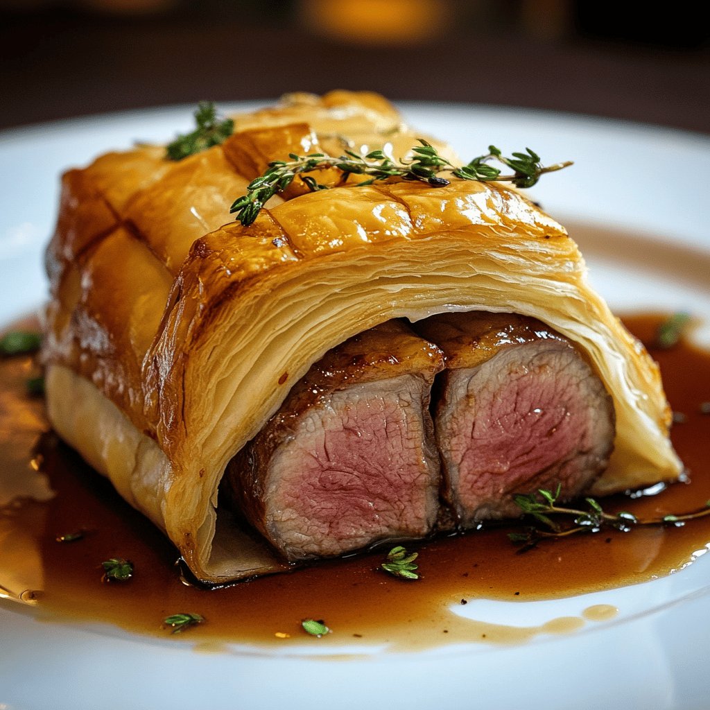 Lungenbraten im Blätterteig