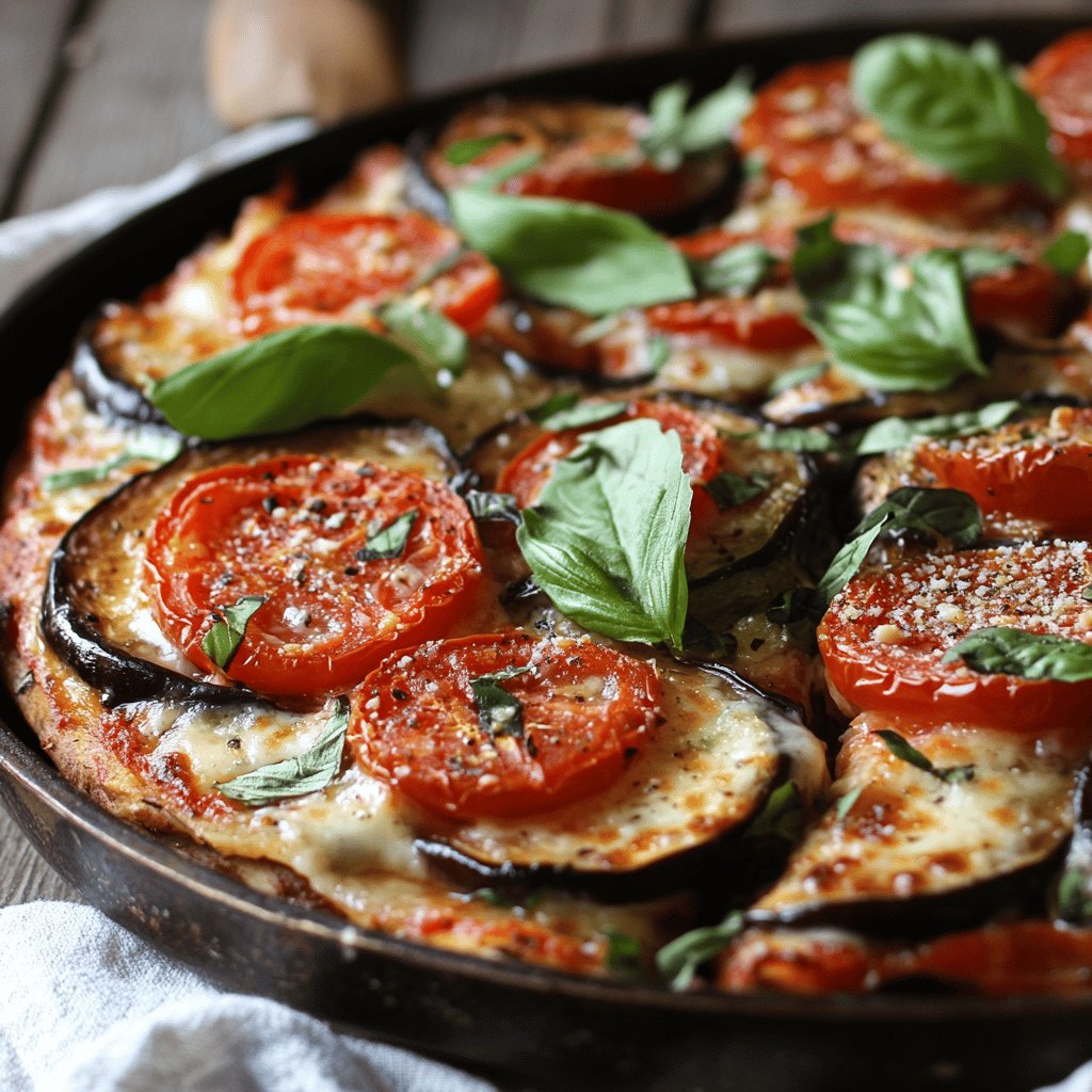 Südtiroler Auberginenpizza