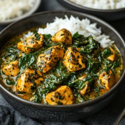 Chicken Saag mit Spinat