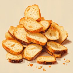 Knusprige Brotchips