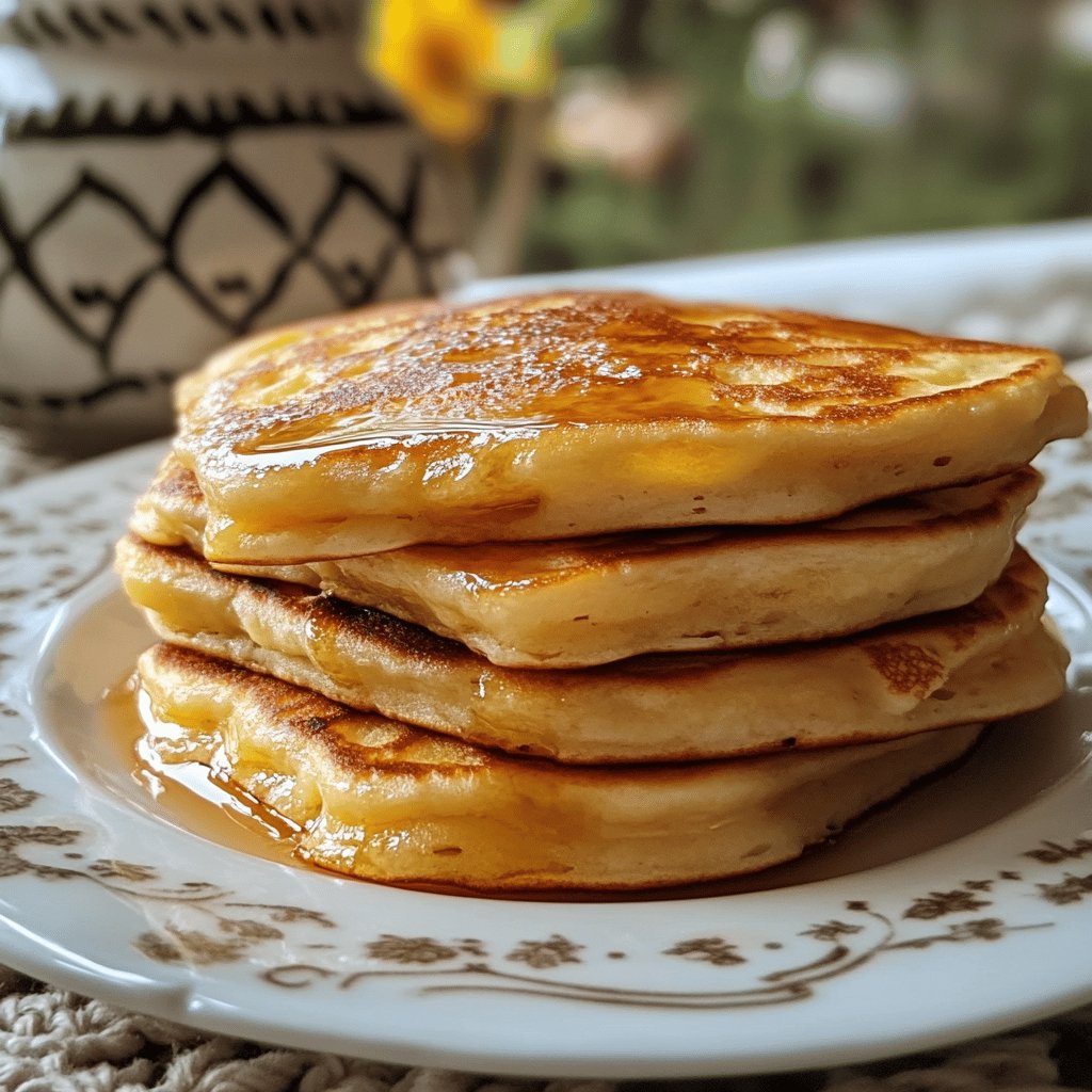 Einfache Bananen-Pfannkuchen