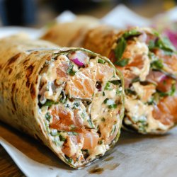 Leckere Lachs-Wraps