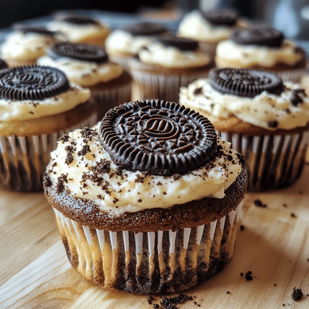 Köstliche Oreo-Käsekuchen Muffins