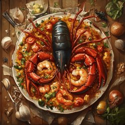 Meeresfrüchte-Paella