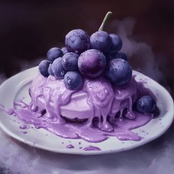 Süßes Traubendessert