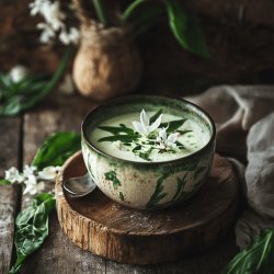 Cremige Bärlauchsuppe