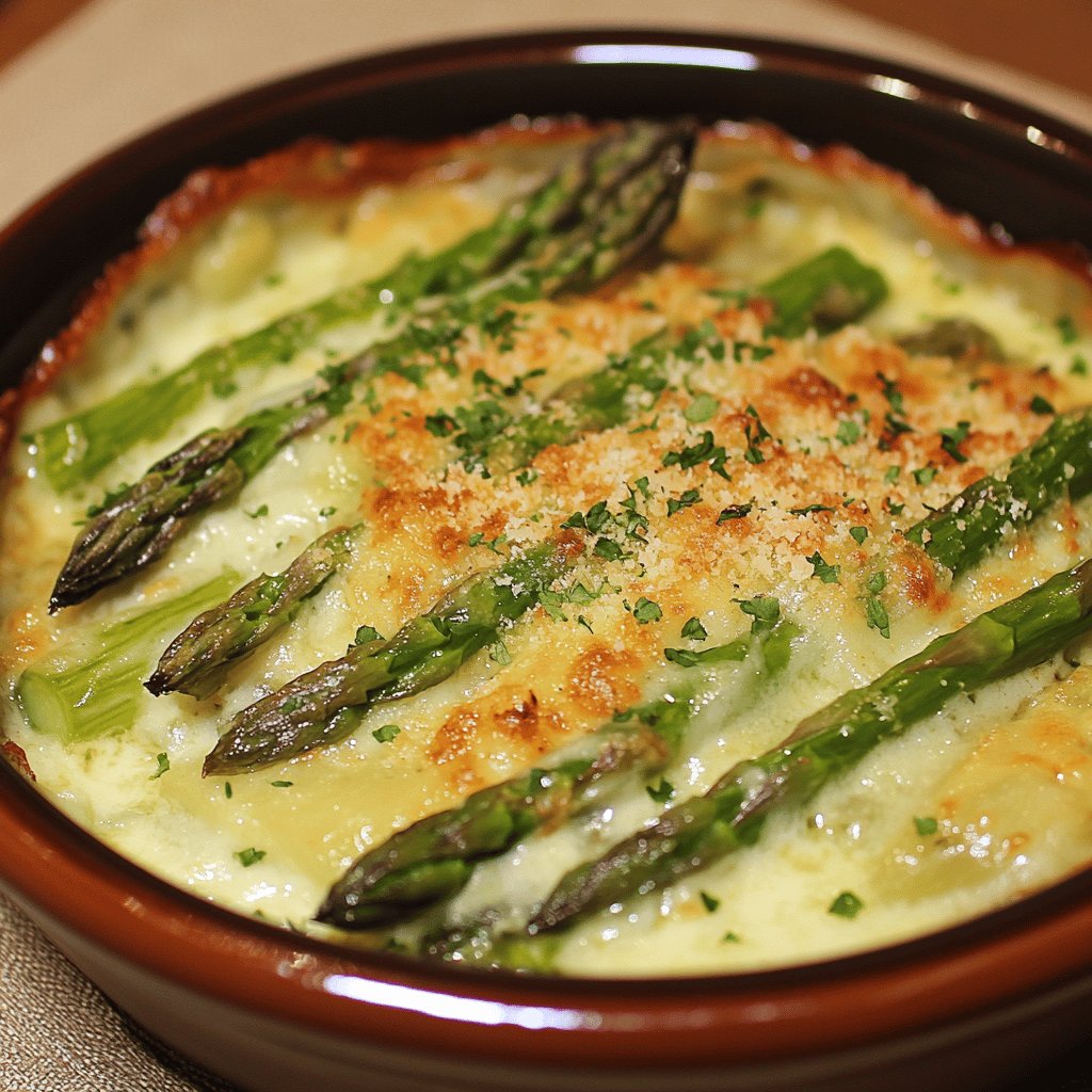 Überbackener Spargel