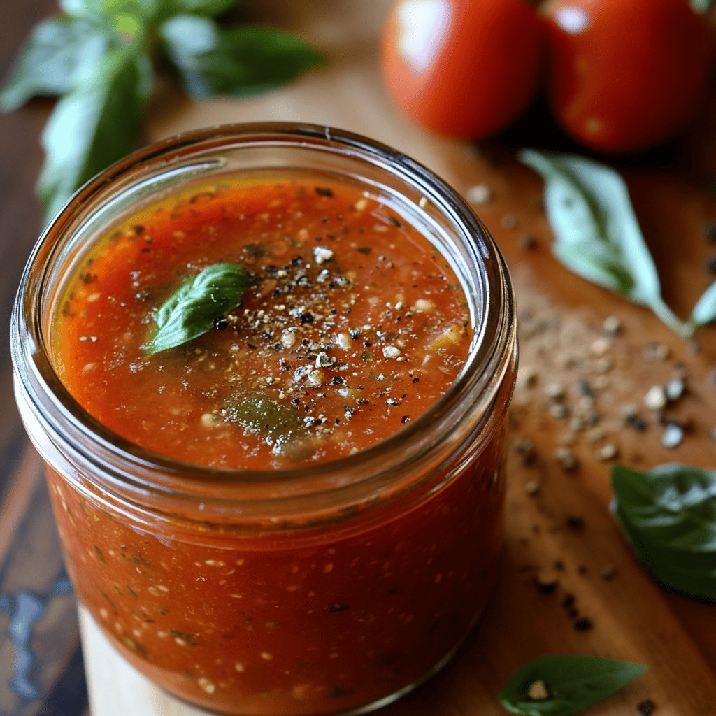 Klassische Tomatensuppe Konserve