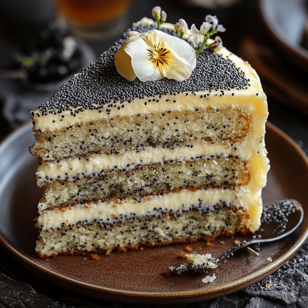 Köstlicher Mohnkuchen