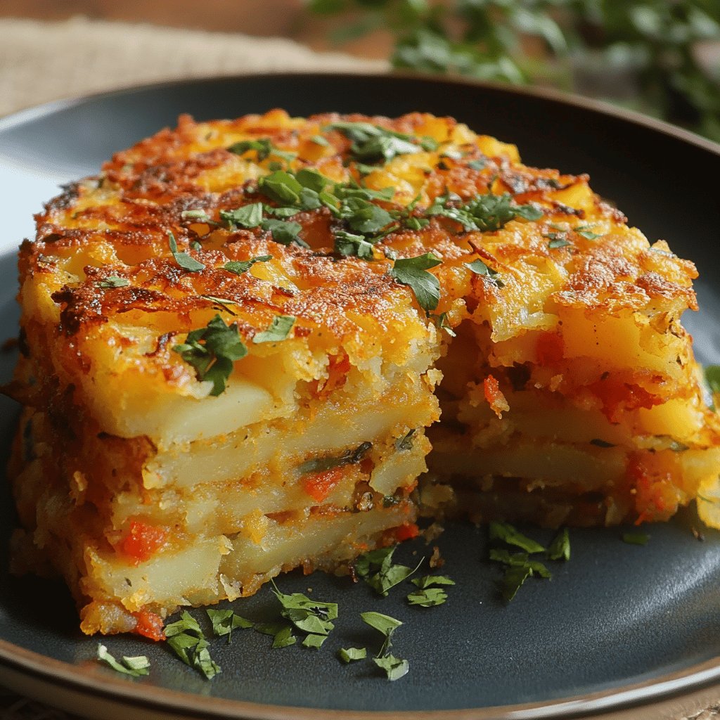 Herzhafter Kartoffelkuchen