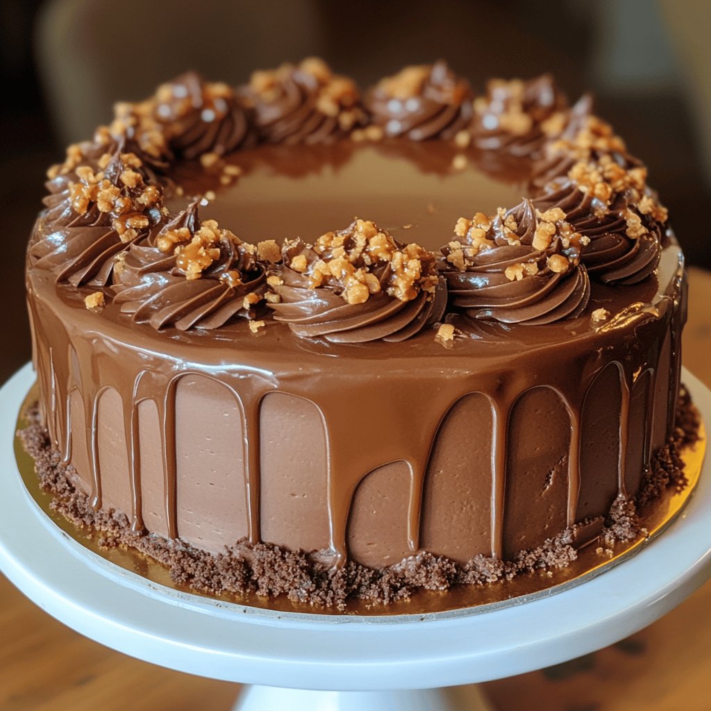 Köstlicher Schoko-Karamell-Kuchen
