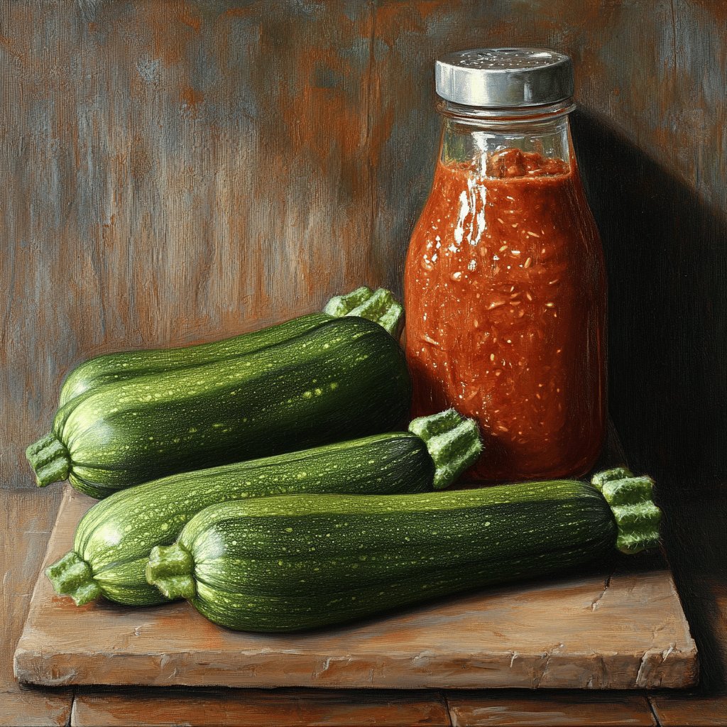 Hausgemachter Zucchini-Ketchup