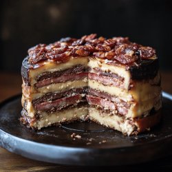 Traditioneller Speckfettkuchen