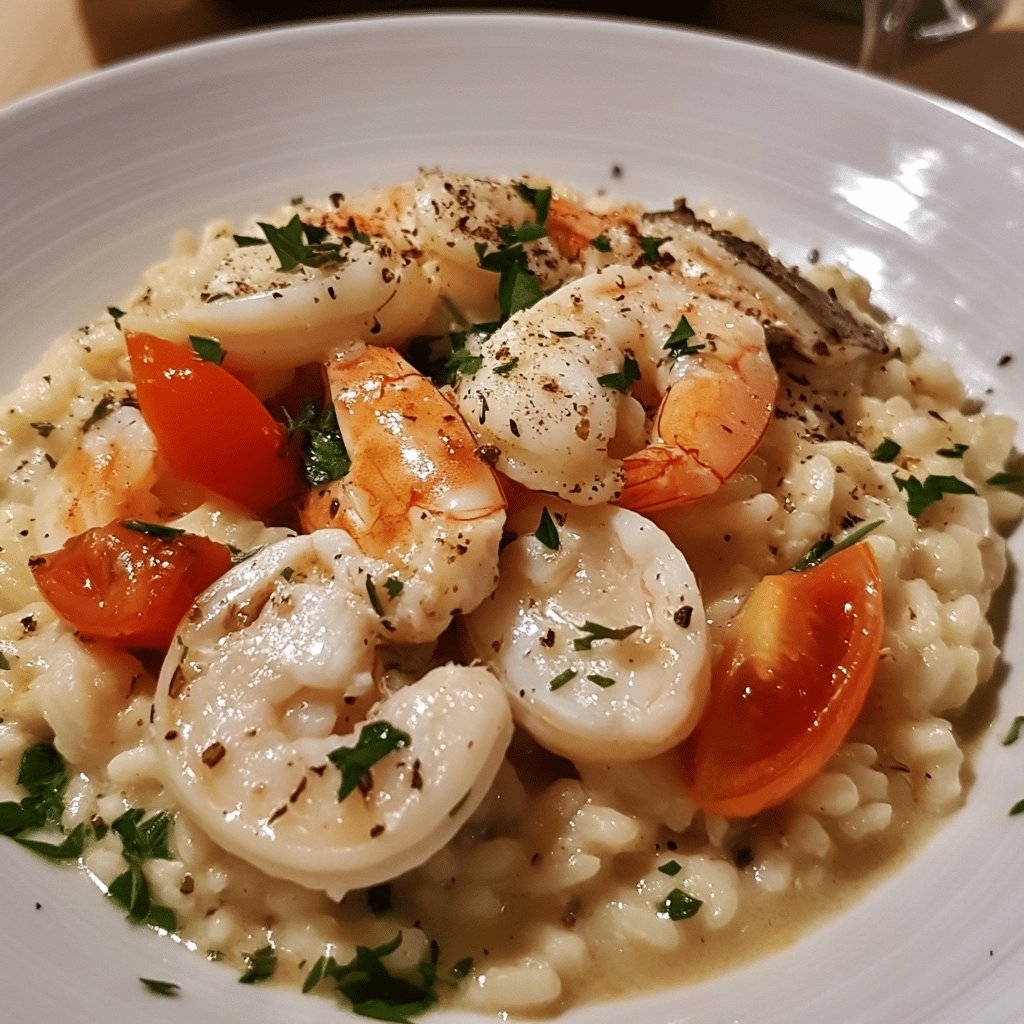 Meeresfrüchte-Risotto