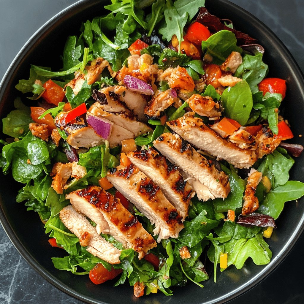 Frischer Putenstreifensalat
