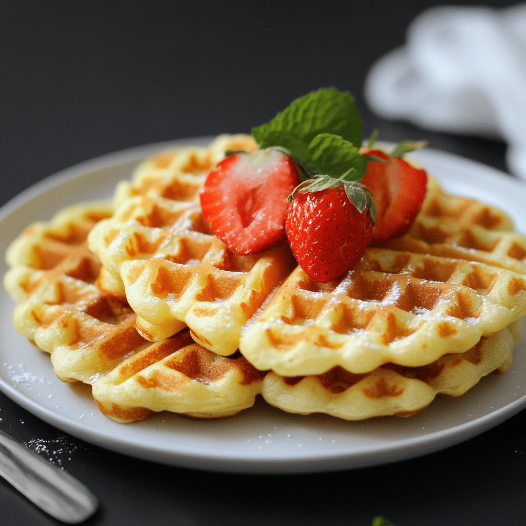 Herzhafte Käsewaffeln