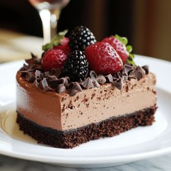 Schokoladenmoussetorte mit Whiskey