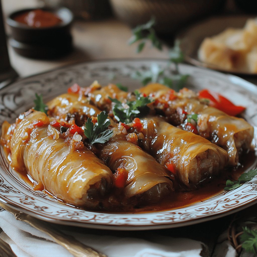 Hausgemachte Sarma-Rollen