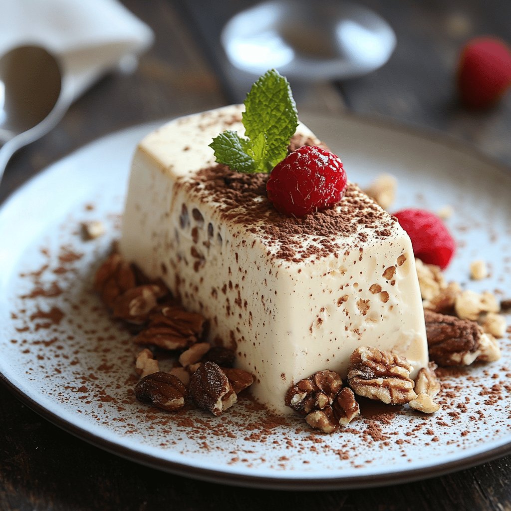 Semifreddo mit Torrone