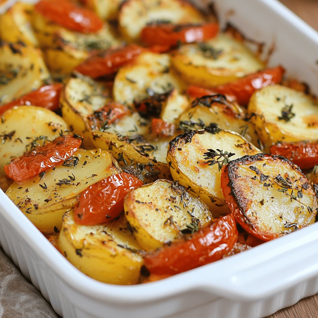 Kartoffel-Zucchini-Tomaten-Gratin