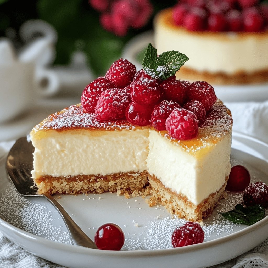 Klassischer Topfenkuchen