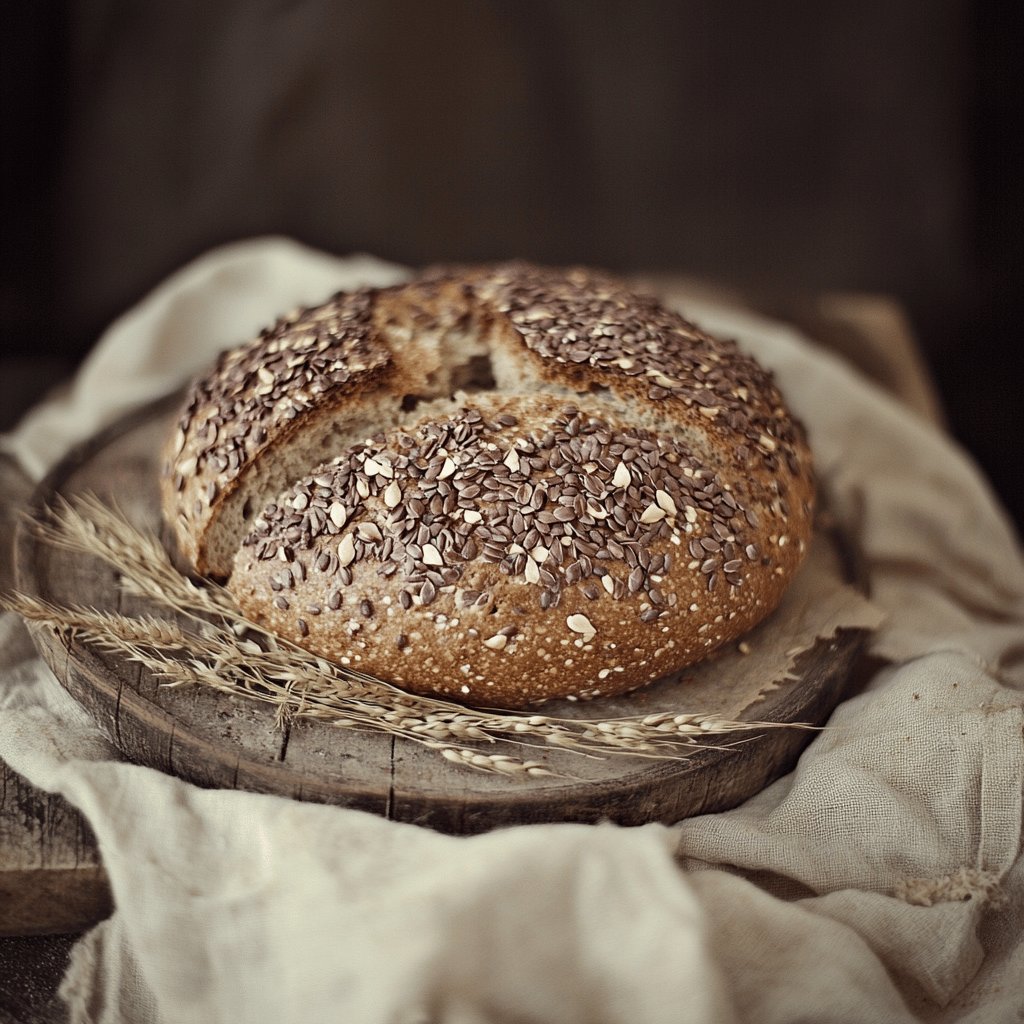 Einfaches Overnight-Körnerbrot