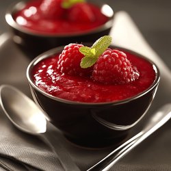 Fruchtige Grütze mit Grieß