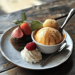 Verführerischer Café Gourmand