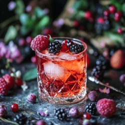 Alkoholfreier Wild Berry Drink