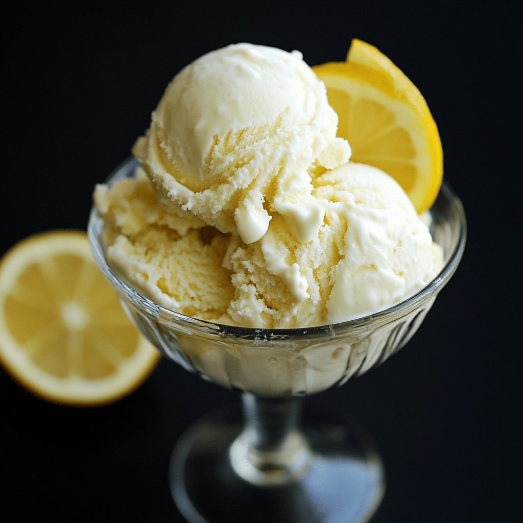 Erfrischende Buttermilch-Yuzu-Eiscreme