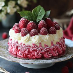 Frische Himbeer-Mascarpone-Torte