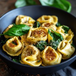Vegane Tortellini mit Spinat-Tofu-Füllung
