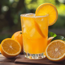 Erfrischende Orangenlimonade