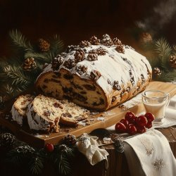 Traditioneller Weihnachtsstollen