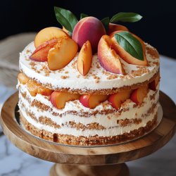 Mascarpone-Pfirsich-Torte