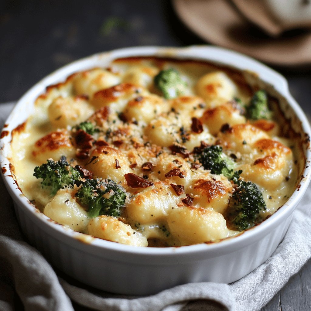 Gnocchi-Brokkoli-Auflauf