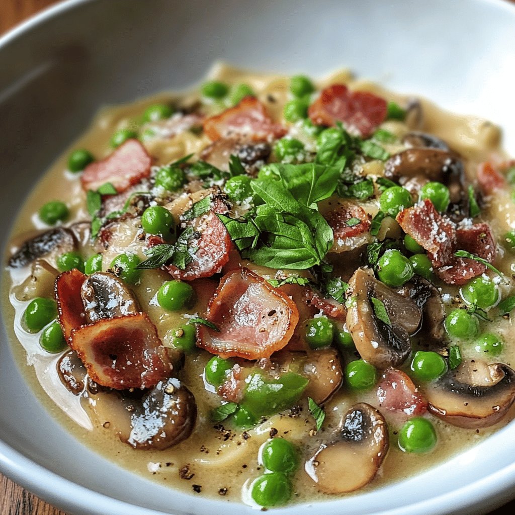 Paglia e Fieno mit Speck und Gemüse
