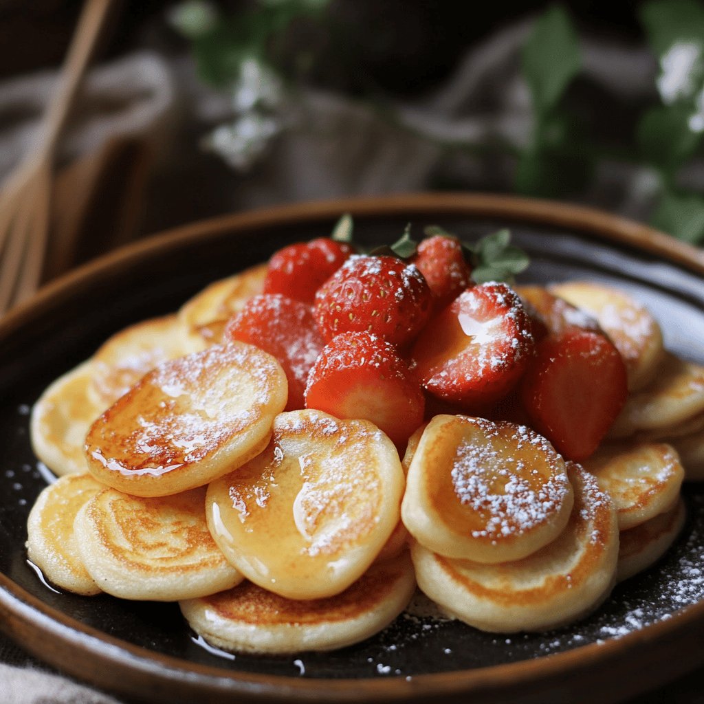 Klassische Mini-Pfannkuchen