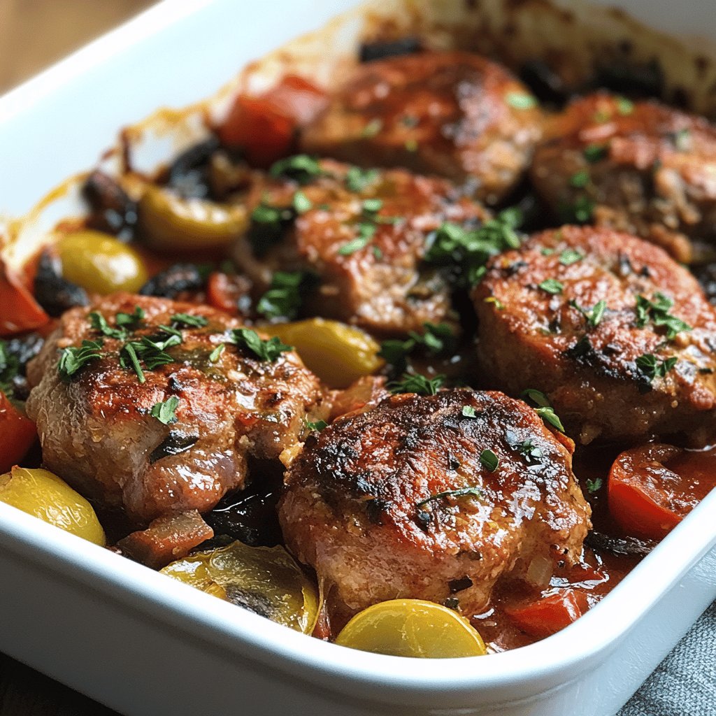 Überbackene Schweinemedaillons