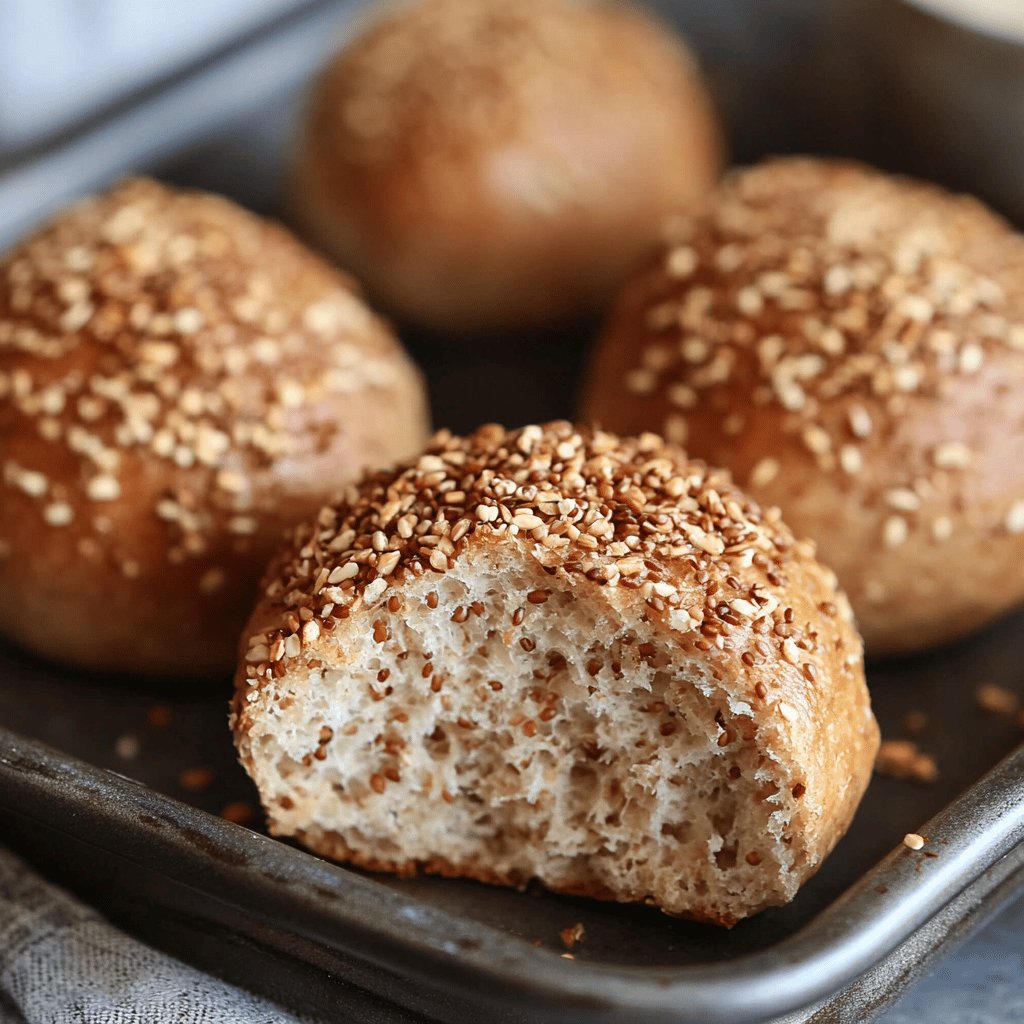 Quark-Vollkornbrötchen