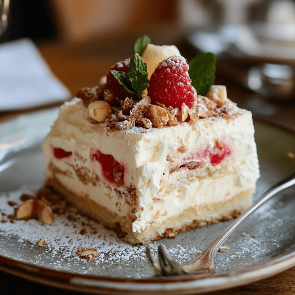 Erfrischendes Sahnedessert