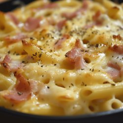 Cremige Schinken-Käse-Nudeln