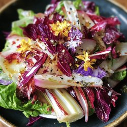 Frischer Chicorée-Salat