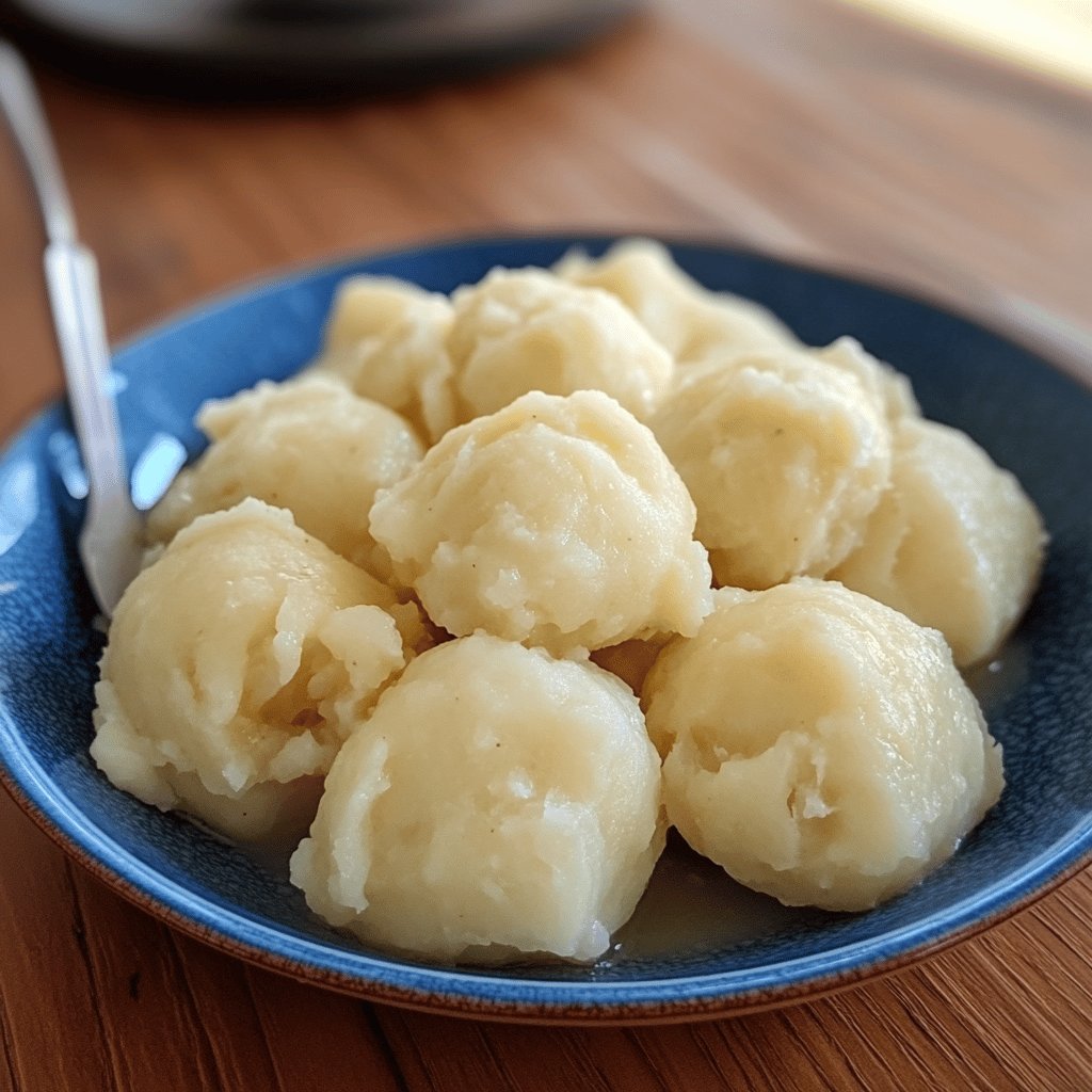 Kartoffelklöße halb und halb