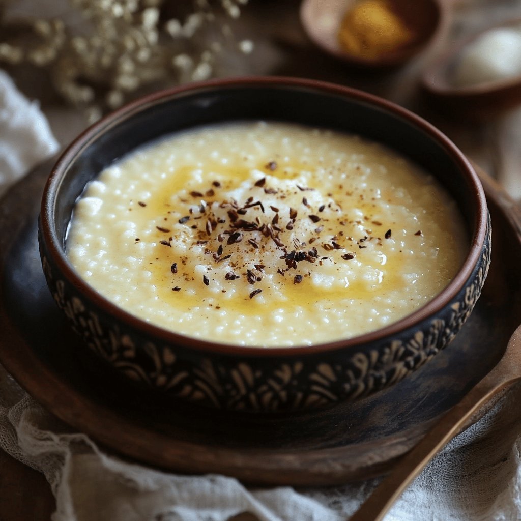Einfacher Maisbrei mit Wasser
