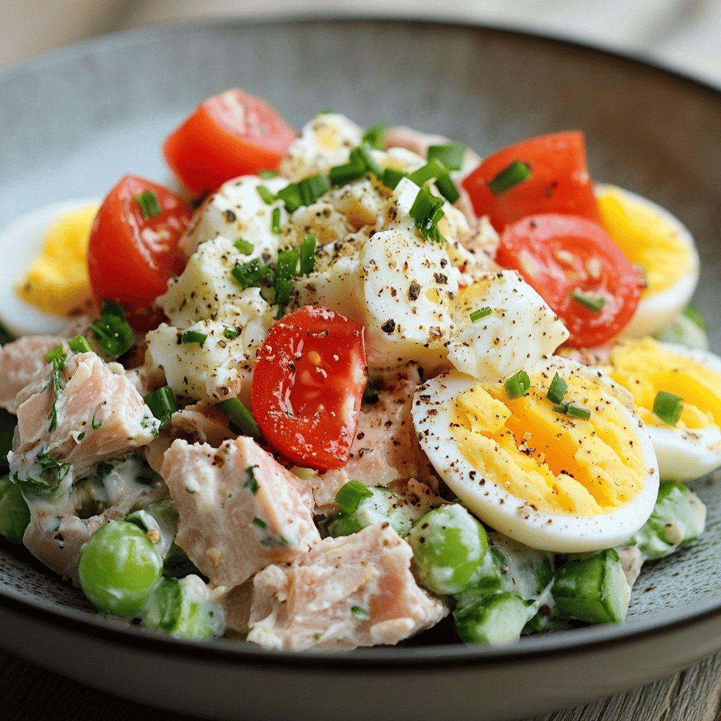 Thunfisch-Ei-Salat
