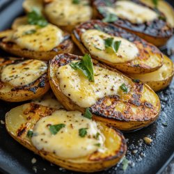 Gefüllte Kartoffeln mit Scamorza